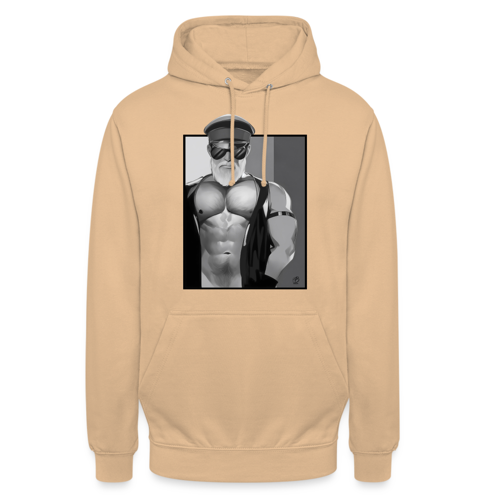 "Leather Daddy" Hoodie - peach