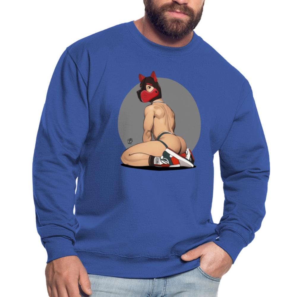 "Red Puppy Boy" Sweatshirt - royal blue