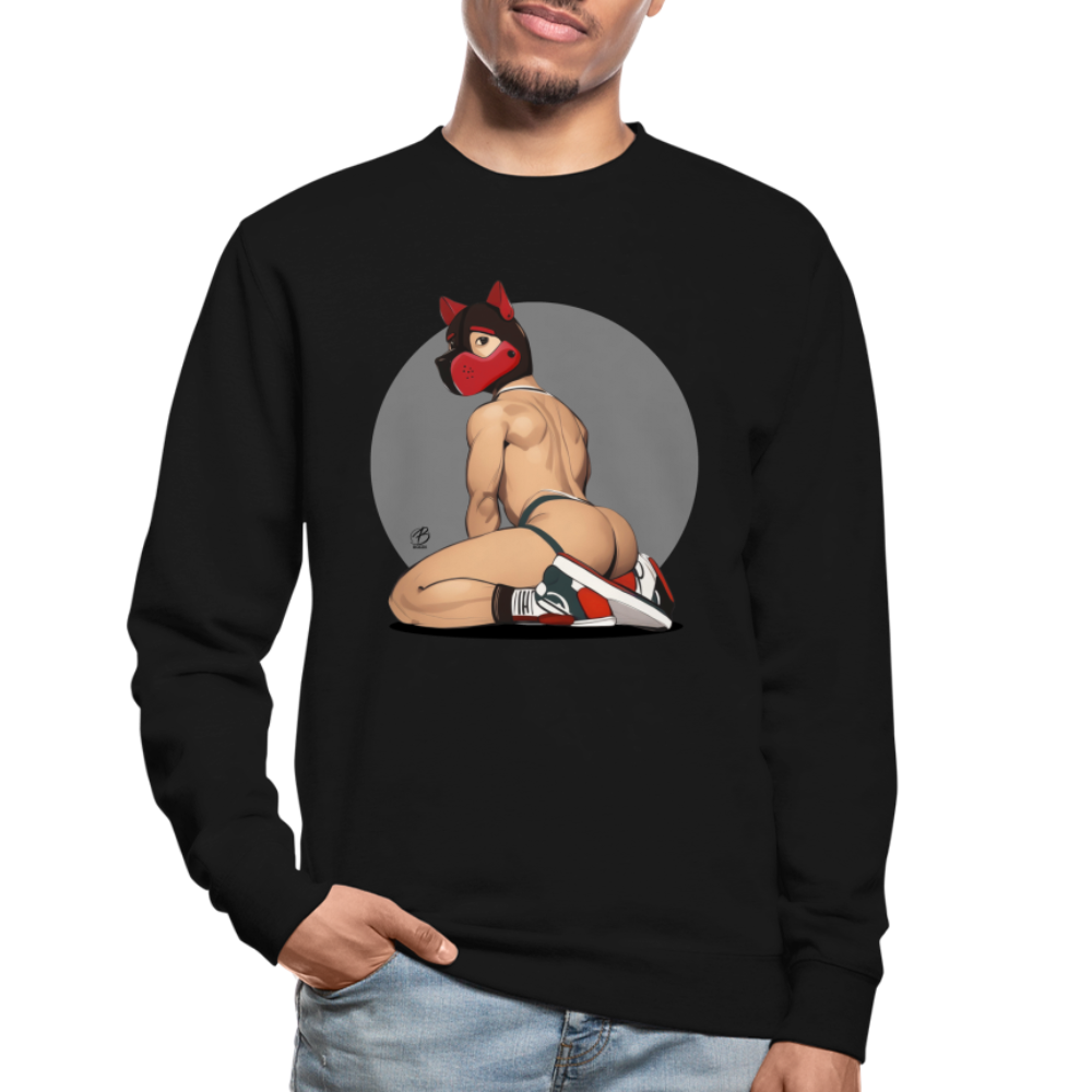 "Red Puppy Boy" Sweatshirt - black