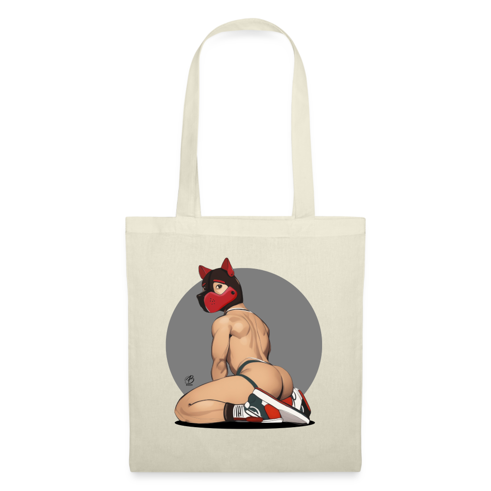 "Red Puppy Boy" Tote Bag - nature
