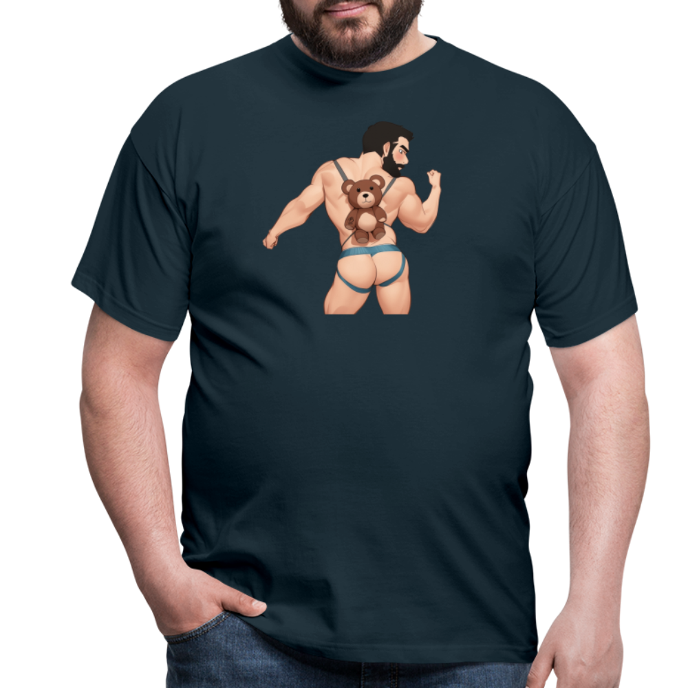 "Bear Bag Buddy" T-Shirt - navy