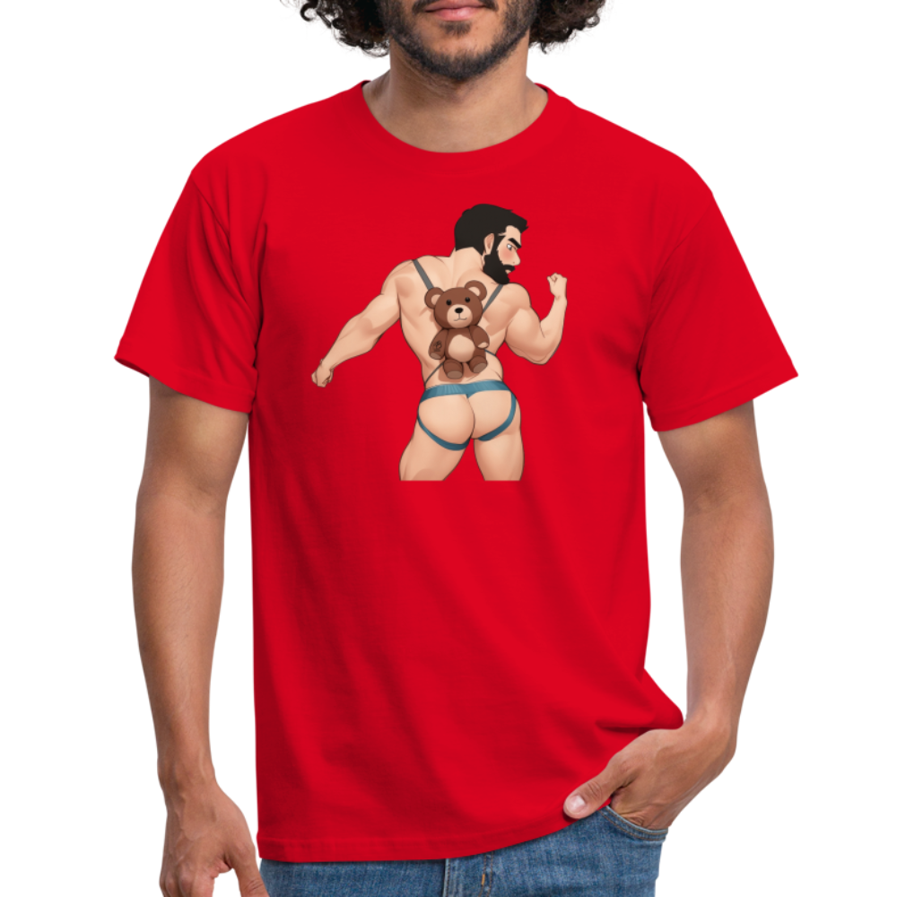 "Bear Bag Buddy" T-Shirt - red