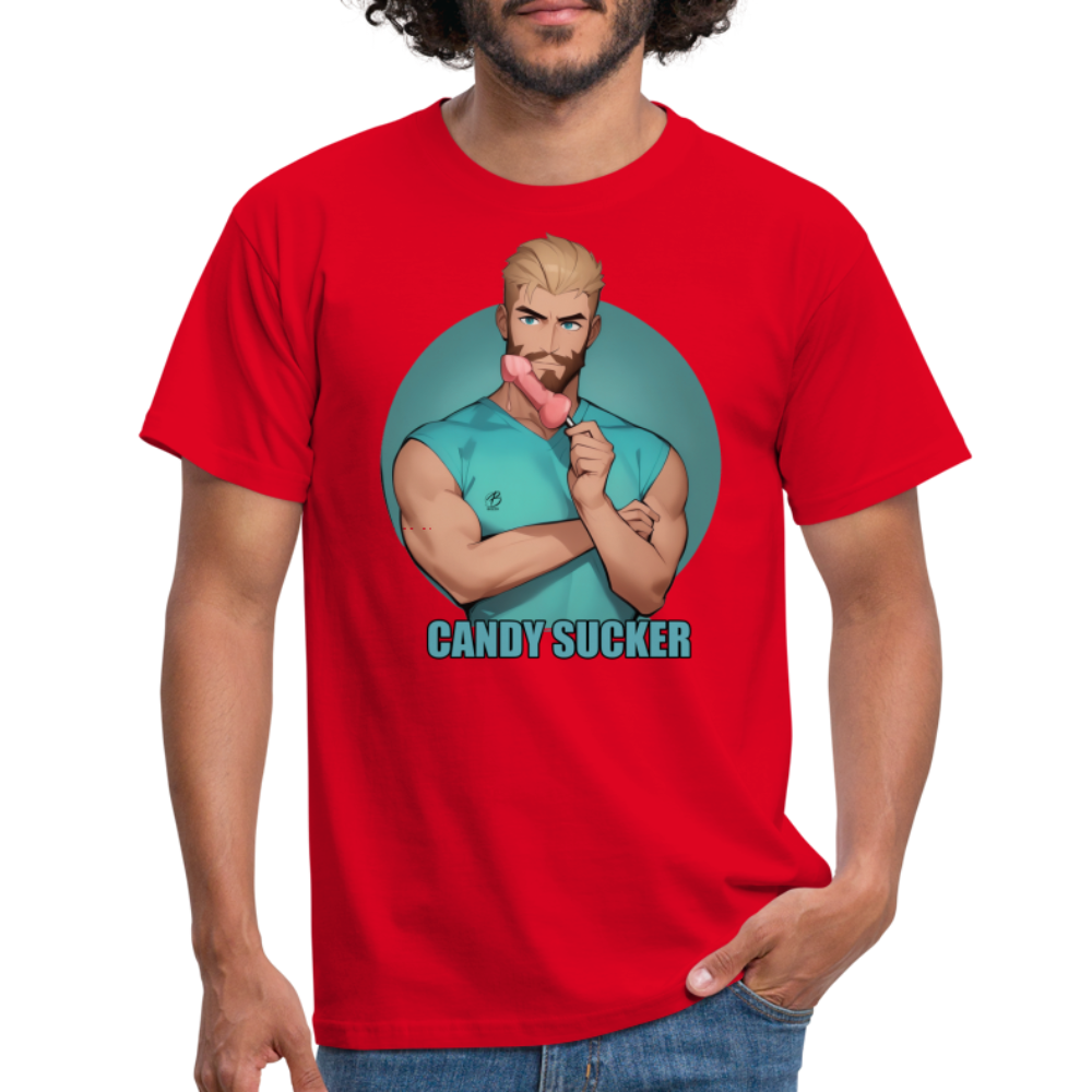 "Candy Sucker" T-Shirt - red