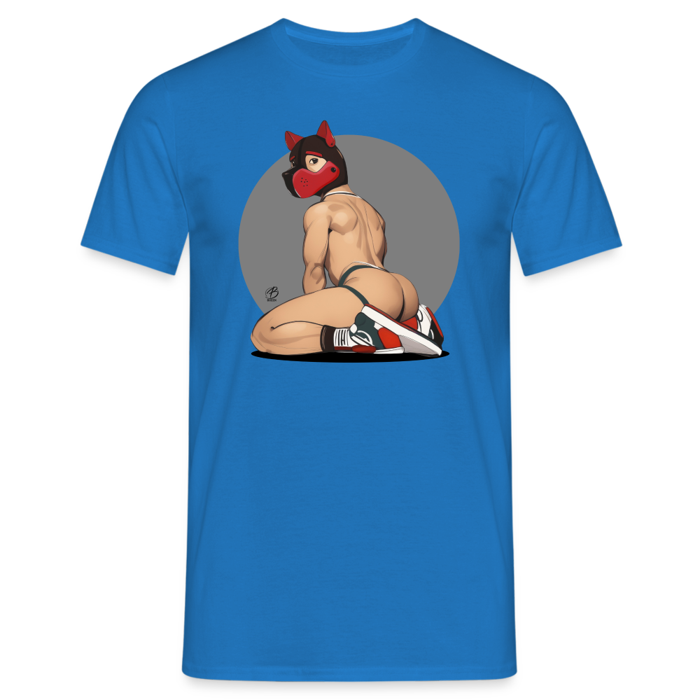 "Red Puppy Boy" T-Shirt - royal blue