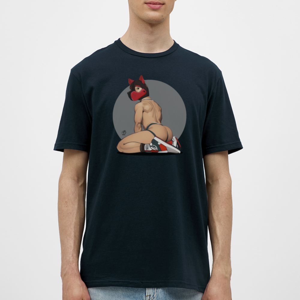 "Red Puppy Boy" T-Shirt - navy
