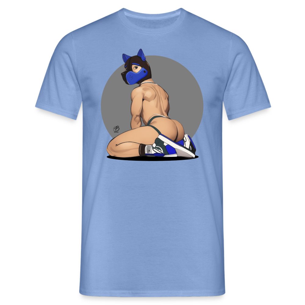 "Blue Puppy Boy" T-Shirt - carolina blue