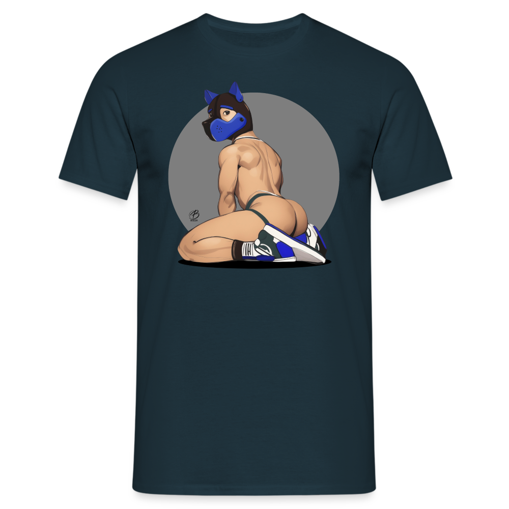 "Blue Puppy Boy" T-Shirt - navy