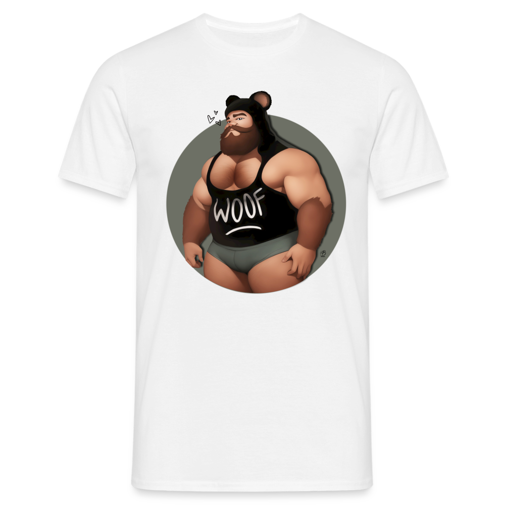 "Bear Lover" T-Shirt - white