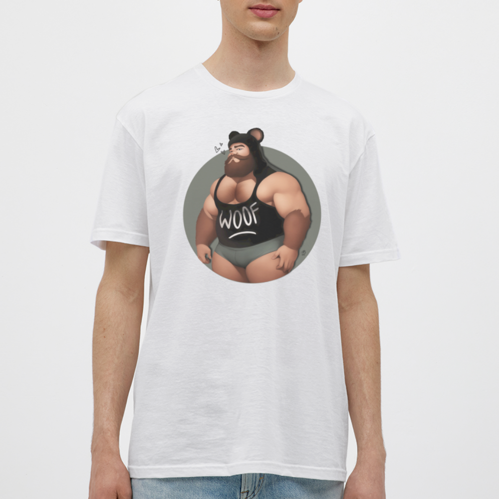 "Bear Lover" T-Shirt - white