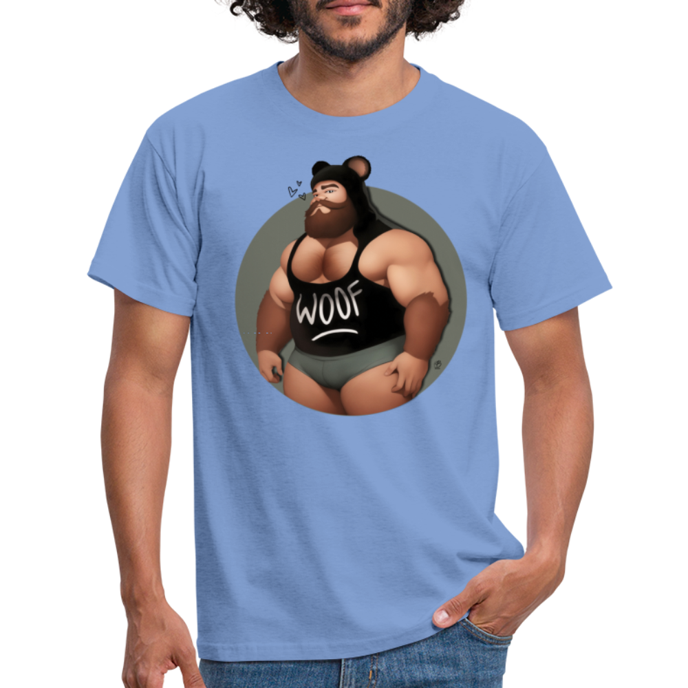 "Bear Lover" T-Shirt - carolina blue