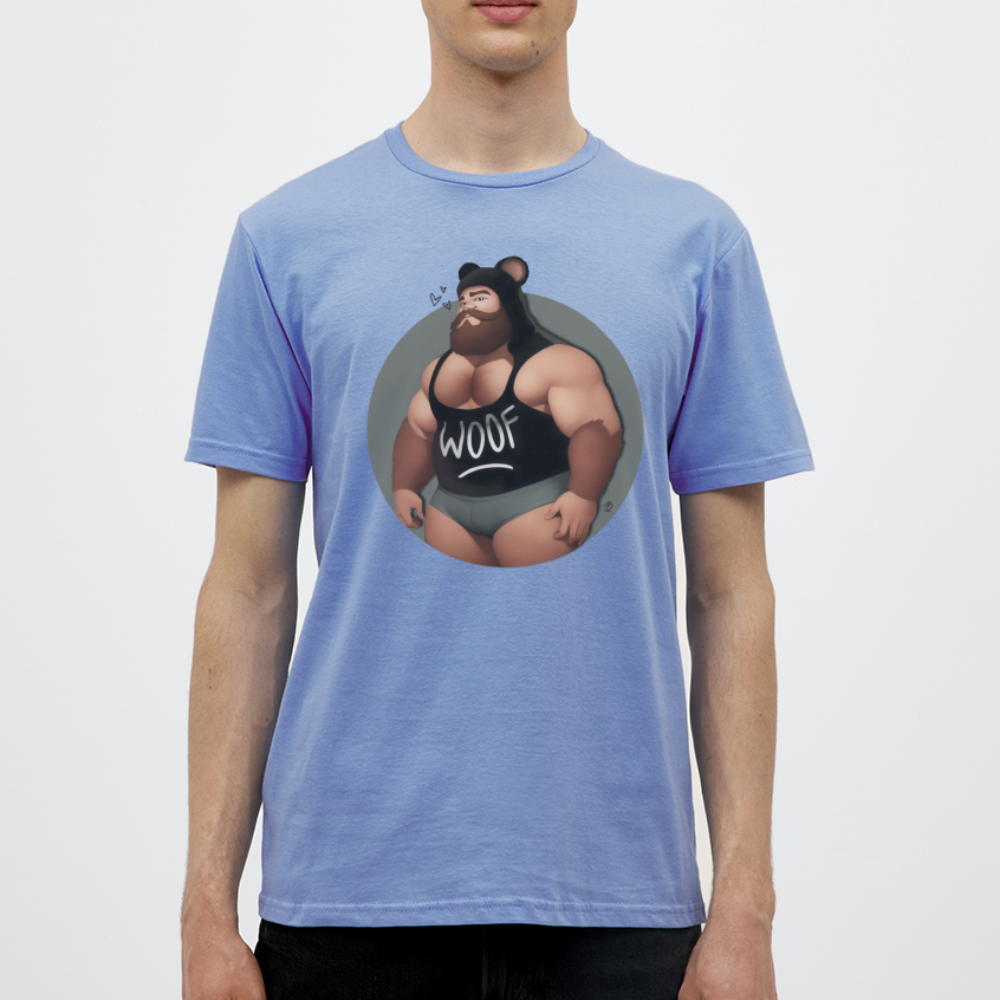 "Bear Lover" T-Shirt - carolina blue