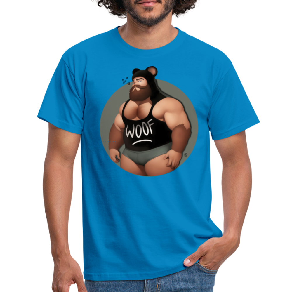 "Bear Lover" T-Shirt - royal blue