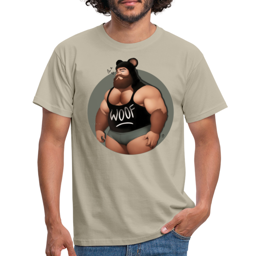 "Bear Lover" T-Shirt - sand beige