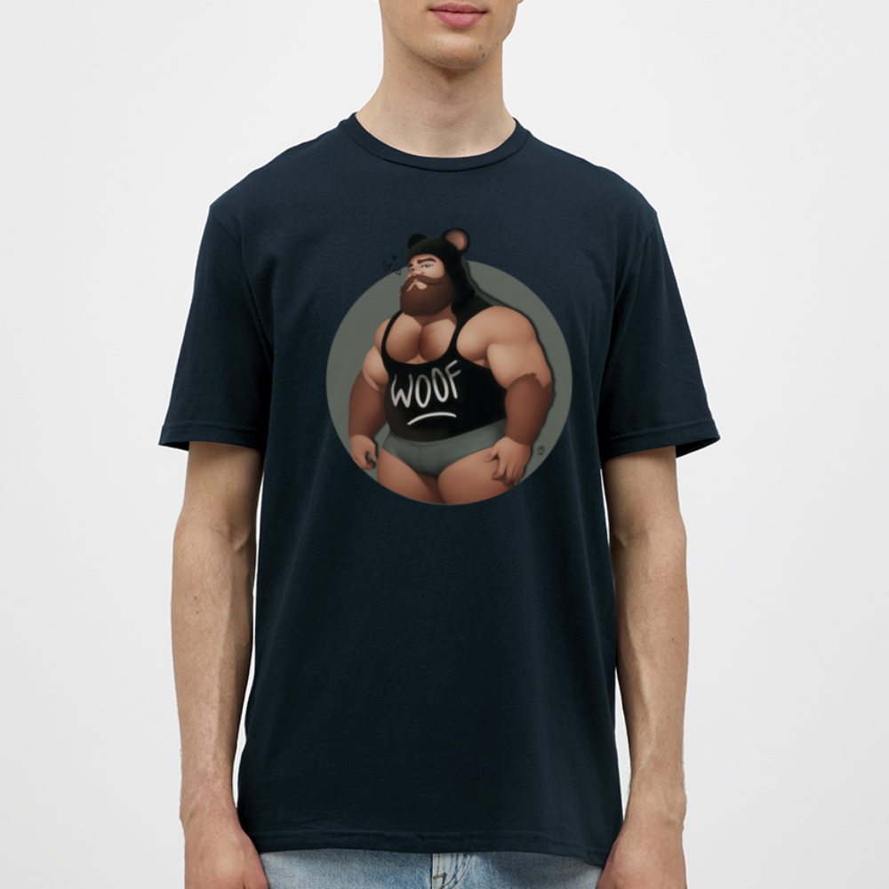 "Bear Lover" T-Shirt - navy