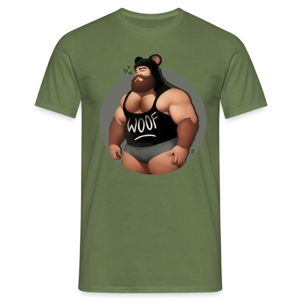 "Bear Lover" T-Shirt - military green