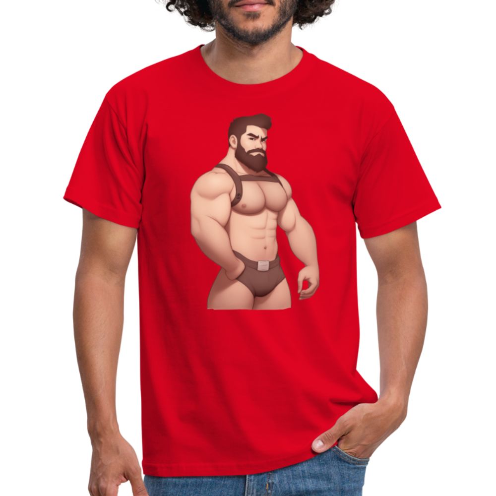 "Harness Daddy" T-Shirt - red