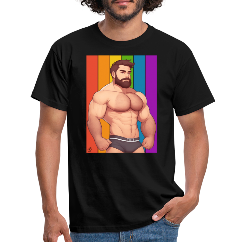 "Rainbow Daddy" T-Shirt - black