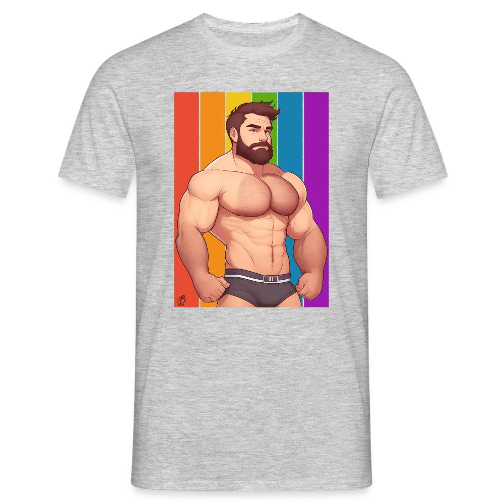 "Rainbow Daddy" T-Shirt - heather grey