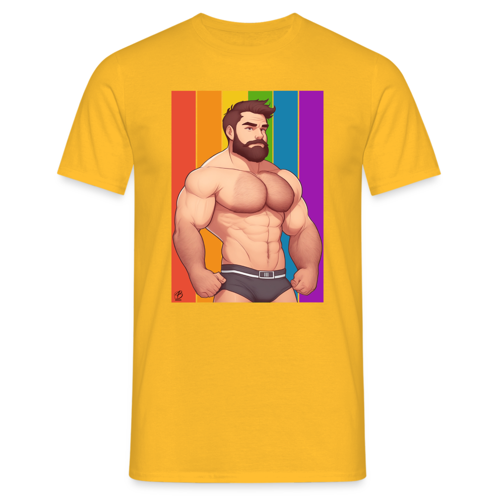 "Rainbow Daddy" T-Shirt - yellow