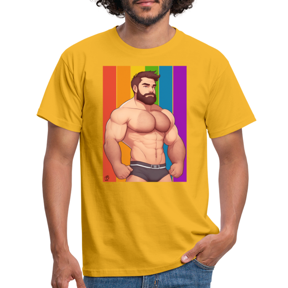 "Rainbow Daddy" T-Shirt - yellow